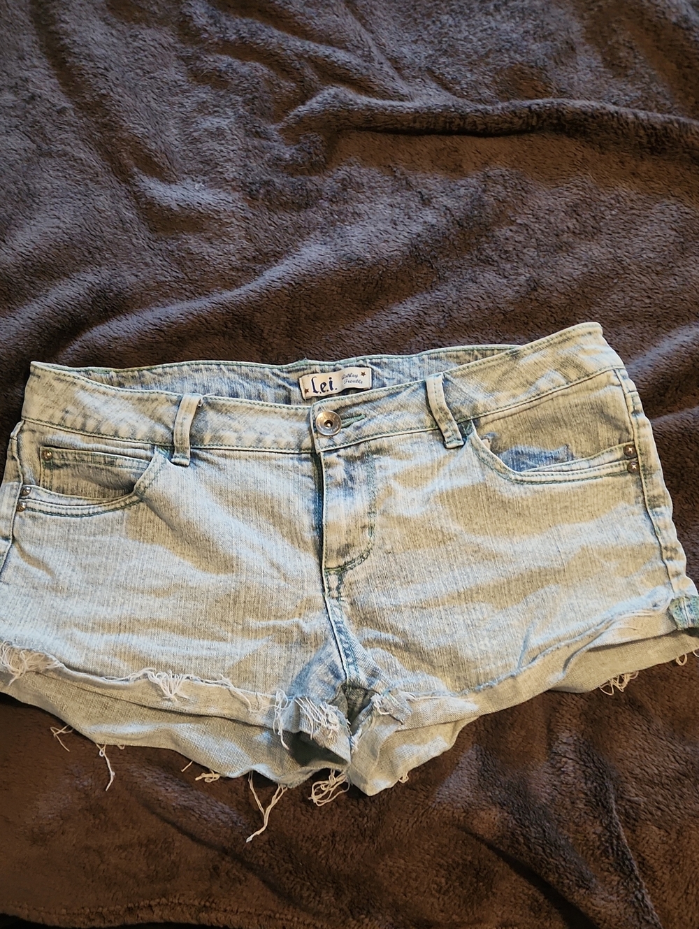 Light Denim Ashley Trouble Shorts